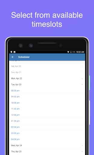 The Scheduling App 2