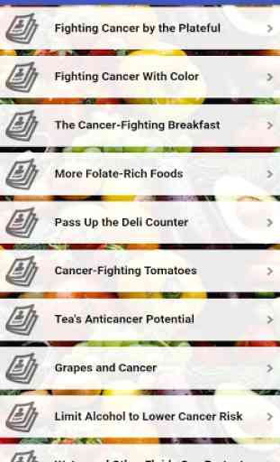 Top Cancer Fighting Foods 2