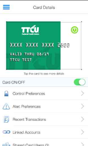 TTCU Debit Card App 2