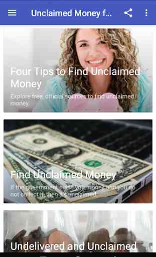 Unclaimed Money from the Gov 1