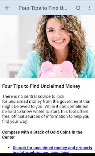 Unclaimed Money from the Gov 2