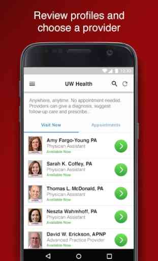 UW Health Care Anywhere - Video Visit 1