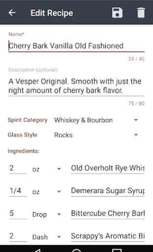 Vesper - Cocktail Recipe Book 3