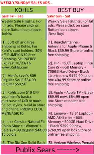 Weekly Sales ad, Black Friday and Other Sales ads 3