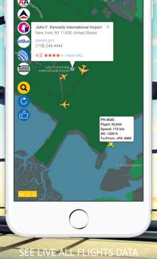 Air USA Free - Live Flight Tracking & Status for United, American, Alaska, Delta, Hawaiian, Jetblue , US Airlines 3