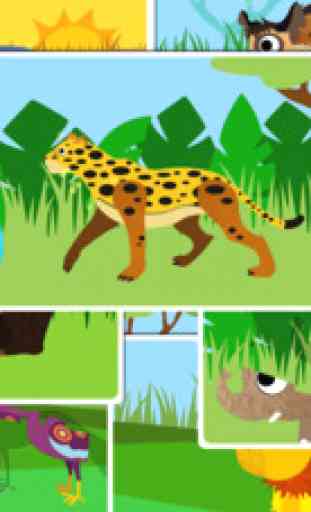 Zoo Animals - Animal Sounds, Puzzles and Activities for Toddlers and Preschool Kids by Moo Moo Lab 4