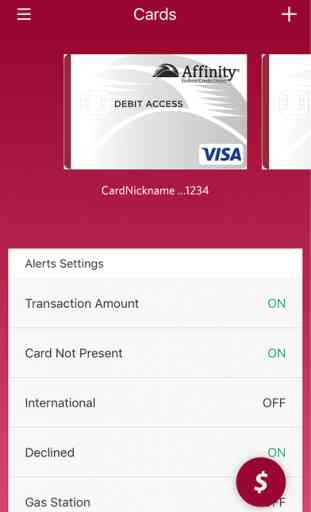 Affinity FCU Card App 3