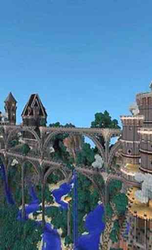 Castle Ruins map for MCPE 1