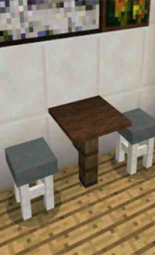 Furniture Chairs Mod MCPE 2