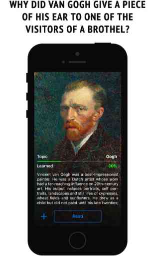 Van Gogh - interactive biography 1