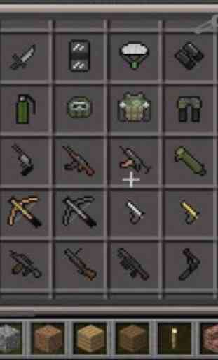 Weapon mod for minecraft 1