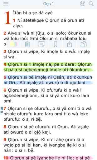 Yoruba Bible. Translation in Nigerian Free Version 1