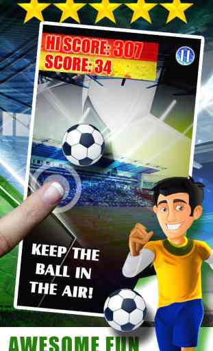 AAA Brazil World Soccer Football Training: Keepy Uppy Kick Ups FREE 1