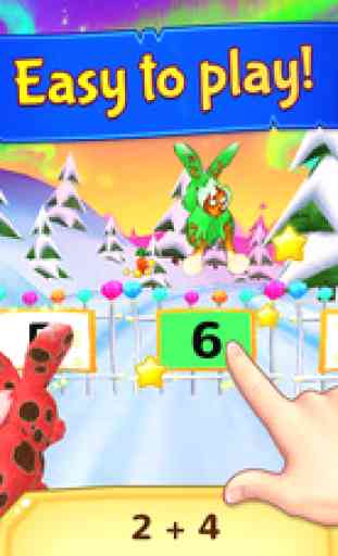 Wonder Bunny Math Race: 1st Grade App for Numbers, Addition and Subtraction 2