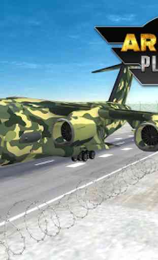 Army Cargo Plane Airport 3D 1