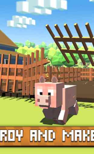 Blocky Pig Simulator 3D 2