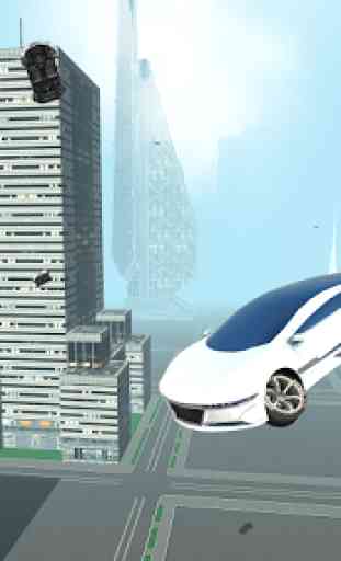 Futuristic Flying Car Driving 1