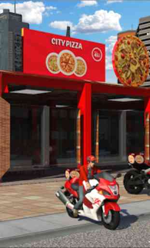 Futuristic Pizza delivery 2