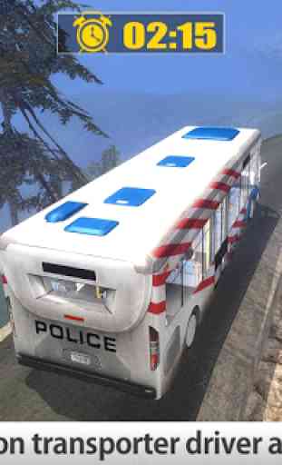 Police Bus Hill Climb Driver 3