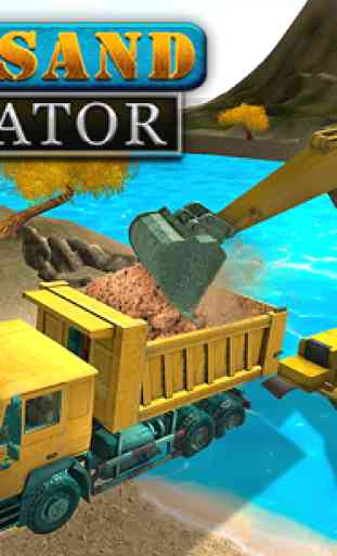 River Sand Excavator Simulator 1