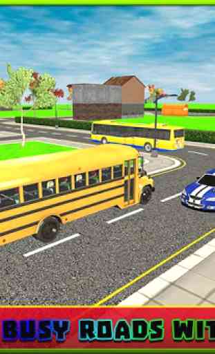 School Bus Coach Simulator 3D 2