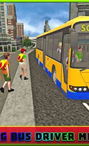 School Bus Coach Simulator 3D 4