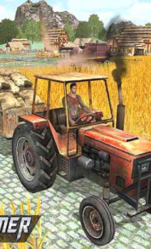 Village Farmer Tractor Sim 1