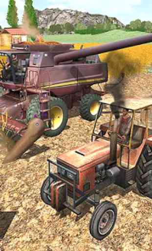 Village Farmer Tractor Sim 2