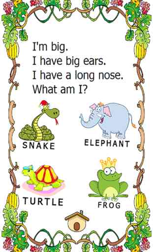 What animal am I quiz english cartoon preschool worksheets 3