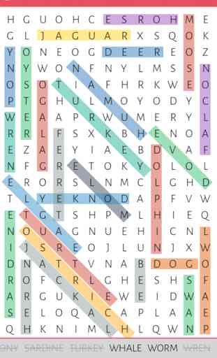 Word Search Colorful 1