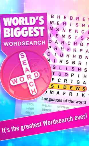 Word Search : World's Biggest Wordsearch Puzzle! 1