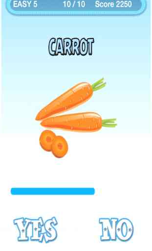 Yes Or No Quiz Game For Kids - Vegetables No Ads 4