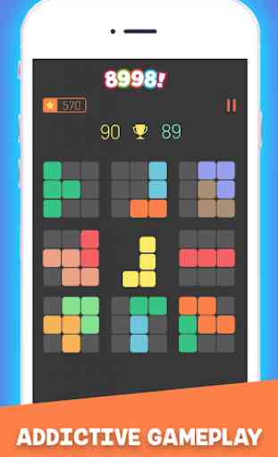 8998! Square Block Puzzle Game 1
