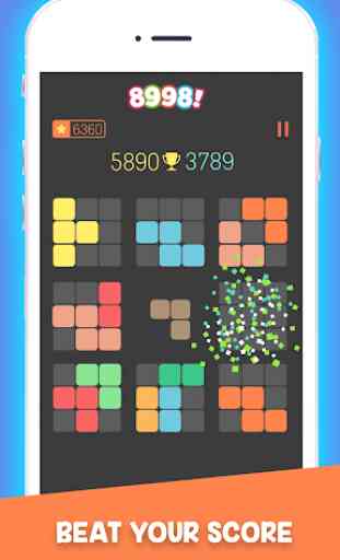 8998! Square Block Puzzle Game 3