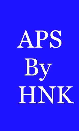 APS BY HNK 1
