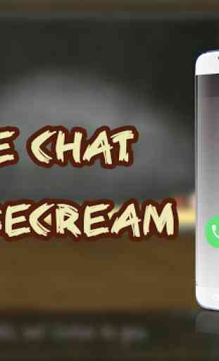 Call fake for ice scream - video chat 1