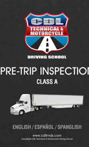CDL Pre Trip Inspection Class A - Tractor Trailer 1