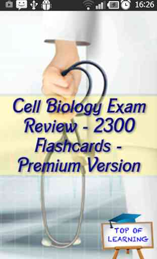 Cell Biology Exam Review 2300F 1