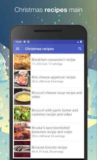Christmas recipes app offline with photo free 2