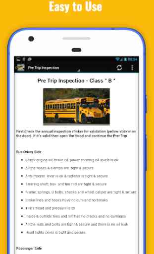 Class B bus Pretrip Inspection 2