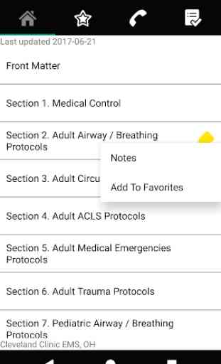 Cleveland Clinic EMS Protocols 2
