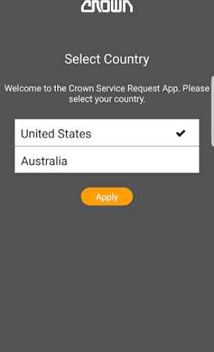 Crown Service Request 1