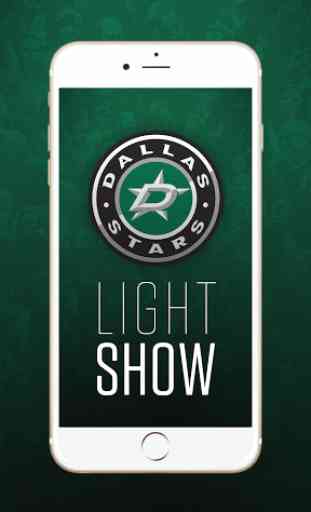 Dallas Stars Light Show 1