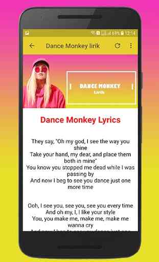 Dance Monkey Music Tones And I 4