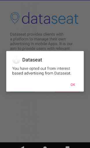 Dataseat Opt-out App 3