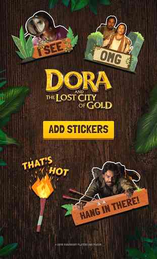 Dora Movie Sticker Pack 1