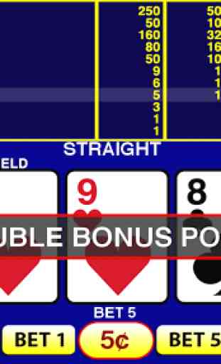 Double Bonus Poker 3