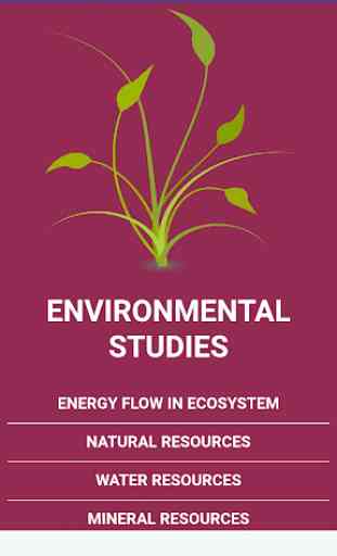 Environmental Study Book 1