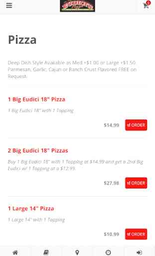 Eudici's Pizza Online Ordering 2
