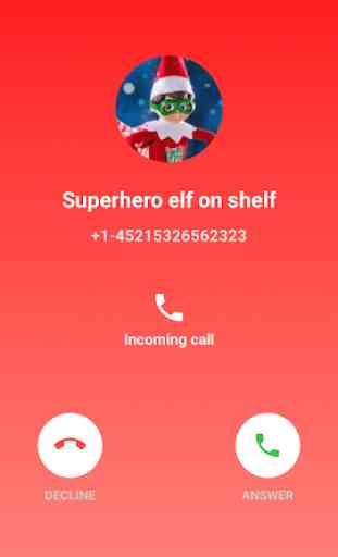 fake call and chat with Elf - prank 3